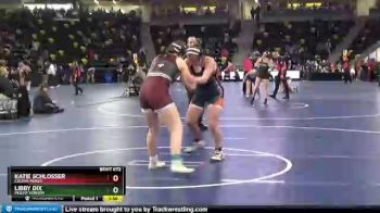 170 lbs Champ. Round 3 - Katie Schlosser, Colfax-Mingo vs Libby Dix, Mount Vernon