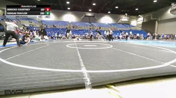 140-150 lbs 3rd Place - Sericko Courtney, KIPP TULSA vs Keegan Traylor, Little Rock Wrestling Club