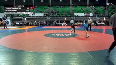 1A-4A 126 Semifinal - Mason Hahm, White Plains vs Johnathan Santos, Alexandria HS