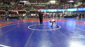 58 lbs Champ. Round 2 - Calvin St Clair, Snake River Youth Wrestling Cl vs Gabriel Fowler, Cody Wrestling Club