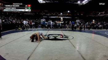 Girls 126 lbs Cons. Round 3 - Isabella Vallejos, St. Pius X vs Ashley Smith, Cleveland