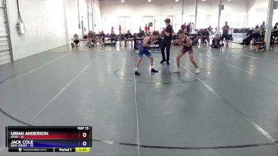 119 lbs Placement Matches (8 Team) - Uriah Anderson, Utah vs Jack Cole, New Jersey