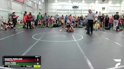 84 lbs Finals (2 Team) - Kashta Freeland, Glasgow WA vs Noah Ford, ACES Of Diamonds