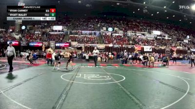 A - 150 lbs Champ. Round 1 - Ryatt Maley, Polson vs Ryan Carney, Dawson County