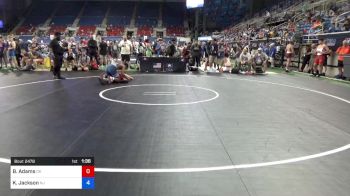 170 lbs Rnd Of 16 - Bodie Adams, Oklahoma vs Kaleb Jackson, New Jersey