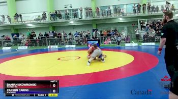 80kg Cons. Round 3 - Damian Skowronski, Matmen WC vs Carson Cairns, K-W Kaos