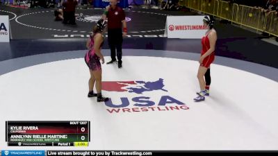 152 lbs Quarterfinal - Kylie Rivera, California vs Annilynn Rielle Martinez, Rodriguez High School Wrestling