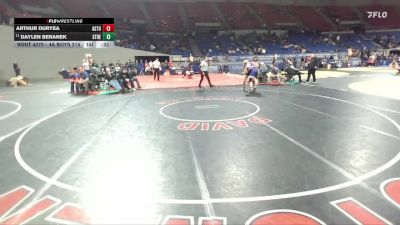 4A Boys 215 lbs Cons. Round 2 - Daylen Beranek, St. Helens Boys vs Arthur Duryea, Astoria Boys