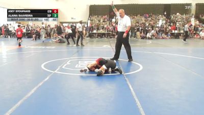 56-B lbs Consi Of 4 - Joey Stoupakis, Cordoba Trained vs Alaina Saavedra, Top Rank Hammers