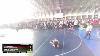 61 lbs Champ. Round 1 - Cole Ward, Hook`Em Wrestling Club vs Brady Anderson, Southern Utah Elite