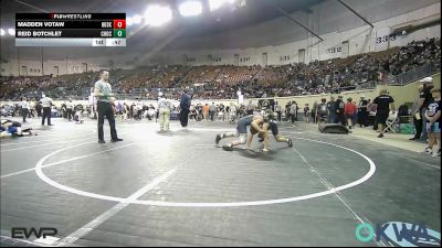 100 lbs Consi Of 8 #1 - Madden Votaw, Husky WC vs Reid Botchlet, Choctaw Ironman Youth Wrestling