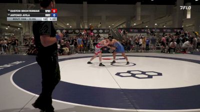 70 kg Cons. Rd Of 64 - Easton Broxterman, West Point Wrestling Club vs Antonio Avila, Wyoming Wrestling Reg Training Ctr