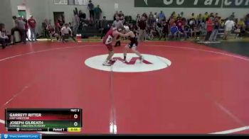 113 lbs Cons. Round 1 - Joseph Gilreath, Evangel Christian Academy vs Garrett Ritter, East Limestone