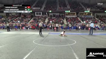 61 lbs Quarterfinal - Kane Griekspoor, Maize vs Hogan Bartlett, Atchison