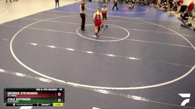 95 lbs Quarterfinal - Cole Entriken, Flat Earth vs George Stevensen, St. James