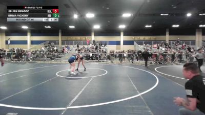155 lbs Round Of 16 - Jillian Hradec, Reality Sports vs Emma Vickery, Red Mountain WC