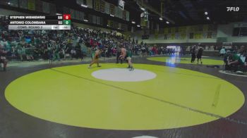 157 lbs Cons. Round 2 - Antonio Colombana, De La Salle vs Stephen Wisniewski, Banning