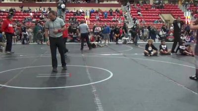 110 lbs Cons. Round 4 - Jake Waegli, Lincoln Squires vs Landon Bedolla, Ark City Takedown Wrestling Cl