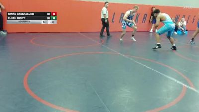 204-212 lbs Round 5 - Jonas Baekkelund, Unattached vs Elijah Josey, Unattached