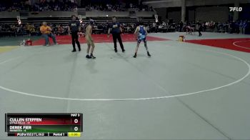 90 lbs 5th Place Match - Cullen Steffen, Little Falls vs Derek Fier, Minneota