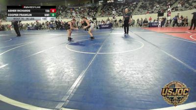 96 lbs Consi Of 8 #2 - Asher Richards, Texas Select Wrestling vs Cooper Franklin, Broken Arrow Wrestling Club