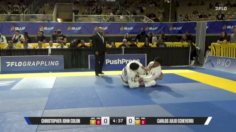 Carlos Julio Echeverri vs Christopher John Colon 2026 Pan Jiu Jitsu IBJJF Championship