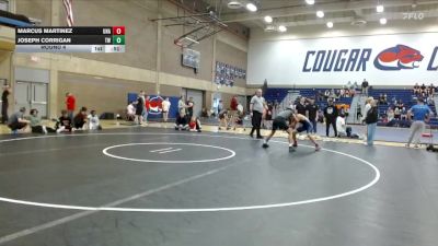 125-128 lbs Round 4 - Joseph Corrigan, Tualatin Wolfpack vs Marcus Martinez, Unattached