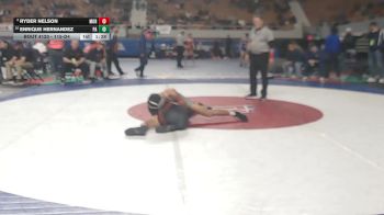 115-D4 Quarterfinal - Enrique Hernandez, Parker High School vs Ryder Nelson, Morenci High School