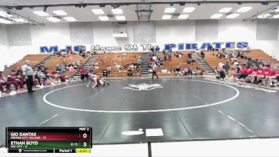 165 lbs Placement Matches (16 Team) - Gio Dantas, Fresno City College vs Ethan Boyd, Sac City