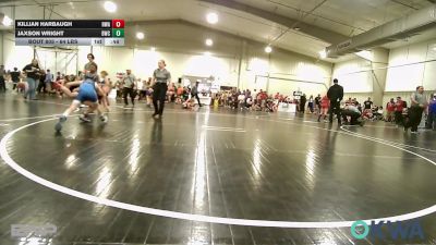 64 lbs Round Of 16 - Killian Harbaugh, HURRICANE WRESTLING ACADEMY vs Jaxson Wright, Bartlesville Wrestling Club