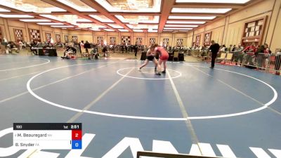 190 lbs Consolation - Madison Beauregard, Nh vs Bryce Snyder, Pa