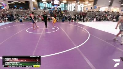 98 lbs Champ. Round 2 - William Pikett, Ranger 47 Wrestling Club vs Fabian Avitia, El Paso Wildcats Wrestling Club