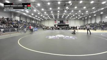 101 lbs Round 1 (3 Team) - Alberto Vicencio Bairan, Minisink Valley vs Oliver Lyon, Niagara Wheatfield Sr HS