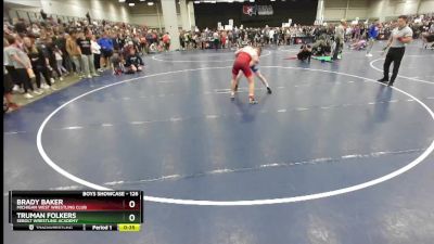 126 lbs 3rd Place Match - Brady Baker, Michigan West Wrestling Club vs Truman Folkers, Sebolt Wrestling Academy