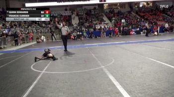 55 lbs Cons. Round 1 - Francis Currier, Slyfox vs Quinn Edwards, Maize