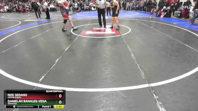 235 lbs Quarterfinal - Noe Sedano, Justin Garza vs Danielah Banales-vega, Granada