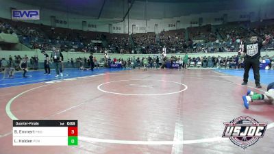 90 lbs Quarterfinal - Boston Emmert, Piedmont vs Leland Holden, Ponca City Wildcat Wrestling