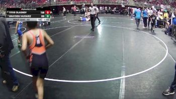 90 lbs Cons. Round 4 - Brayden Vazquez, Dorchester vs Titus Dlagnev, Team Agoge Wrestling Inc