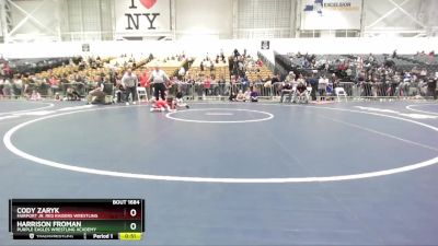 71 lbs Cons. Round 4 - Cody Zaryk, Fairport Jr. Red Raiders Wrestling vs Harrison Froman, Purple Eagles Wrestling Academy