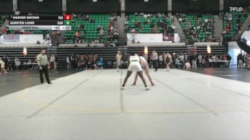 6A 215 lbs Semifinal - Hunter Brown, Pell City vs Quinten Lowe, Clay Chalkville