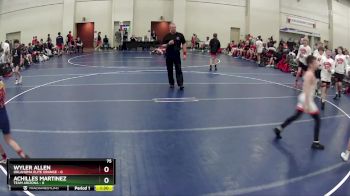 75 lbs Finals (8 Team) - Achilles Martinez, Team Arizona vs Wyler Allen, Oklahoma Elite Orange