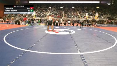 3A-285 lbs Cons. Round 2 - Cash McCann, Pinedale vs Ray Rice, Worland