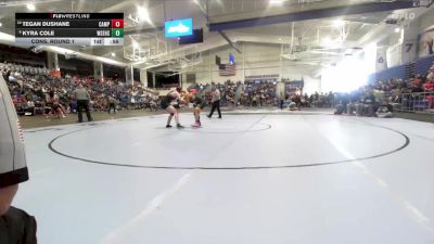 170 lbs Cons. Round 1 - Tegan Dushane, Campus vs Kyra Cole, Wichita-Southeast Hs