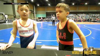 58 lbs Consi Of 16 #2 - Everett Faull, Red Wave Wrestling vs Mason Myers, Mayfield Mat Academy