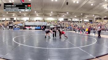 Girls 185 lbs Semifinal - Lakeria Kelly, Pearl Cohn High School vs Kalinda Johnson, Clinton High School