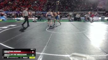 5A 220 lbs Quarterfinal - Abdullah Joe Abdulhameed, Meridian vs Sebastian Mosman, Lake City