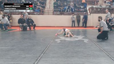 63_G lbs Round Of 16 - Scarlett Mckeown, Wilkes Barre vs Camille Shick, Connellsville
