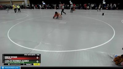 106 lbs Champ. Round 2 - Drew Ryder, Wisconsin vs Carlos Ramirez-Juarez, Mexico Youth Wrestling Club