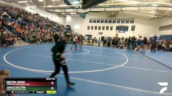 160 lbs Semifinal - Kelten Crow, Sheridan Wrestling Club vs Cinch Dalton, Cody Wrestling Club