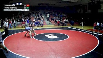 152 lbs 1st Place Match - Jonah Erdely, Frazier vs Owen Campbell, Plum Hs
